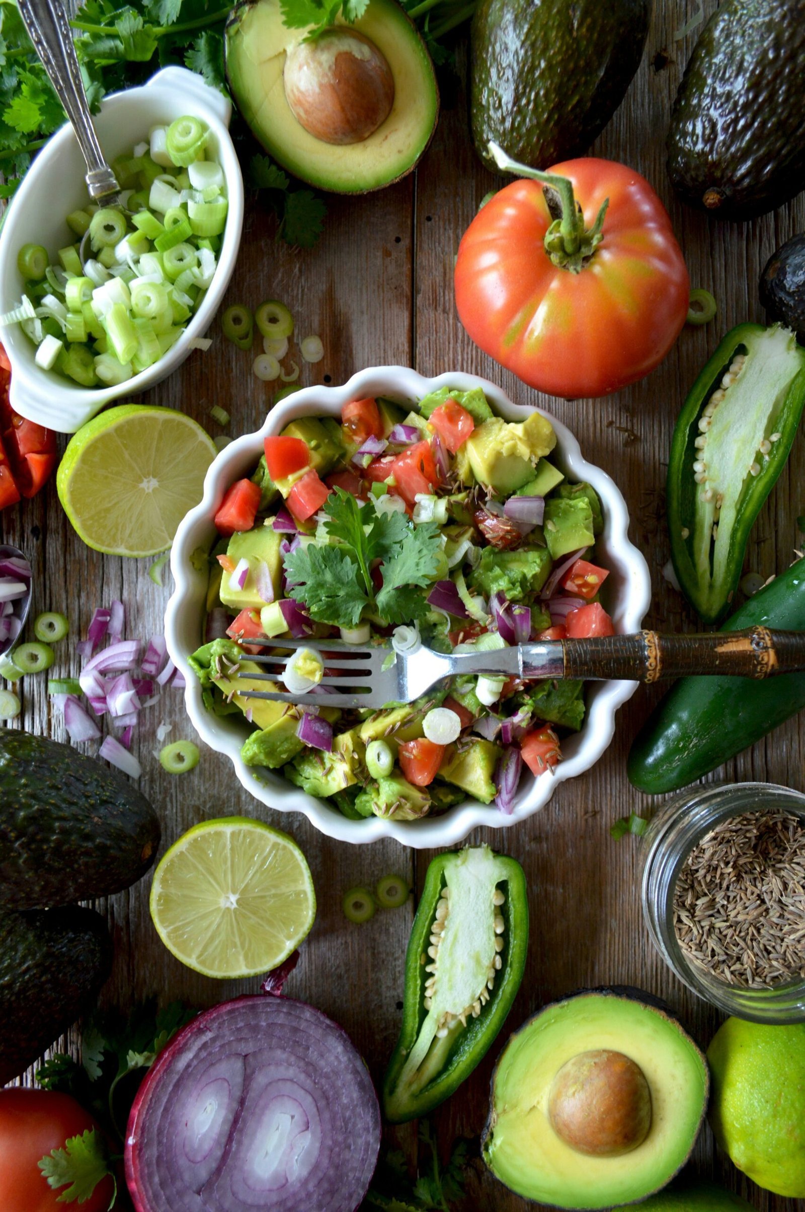 vegetable salad on bowl flat lay photography foe the keto diet