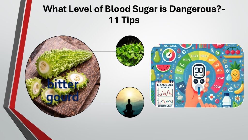 blood sugar management in a friendly, engaging way. The visuals include a person using a glucometer, healthy foods, charts of blood sugar levels, and symbols of holistic health with bright and inviting elements.