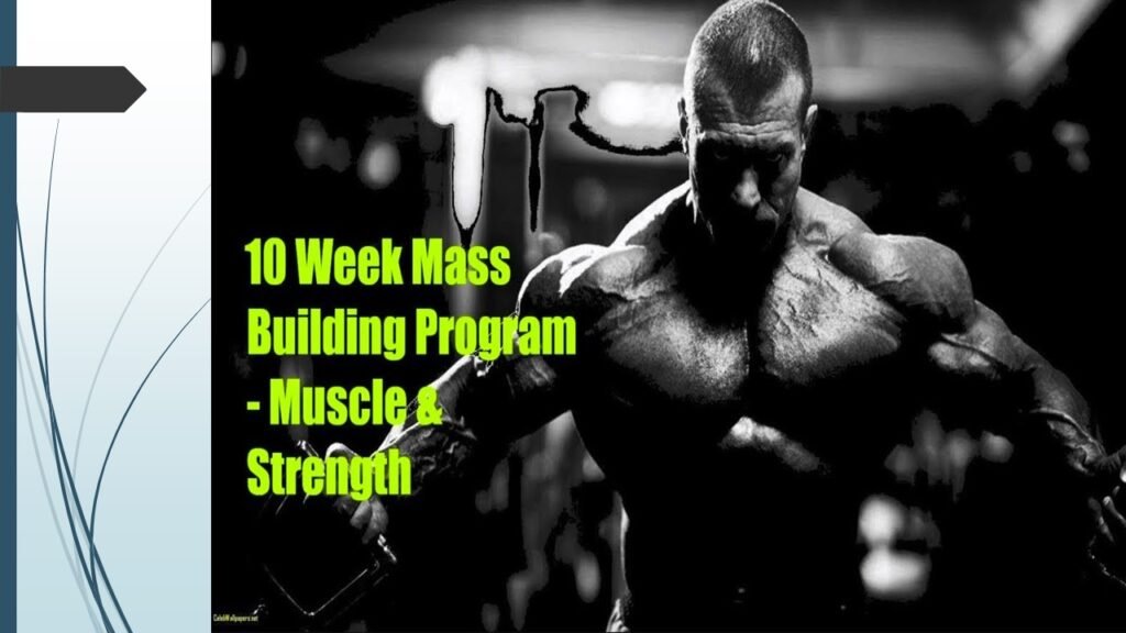 "Achieve serious muscle growth in 10 weeks with this fun and easy mass-building workout plan! Perfect for intermediate athletes ready to get stronger."