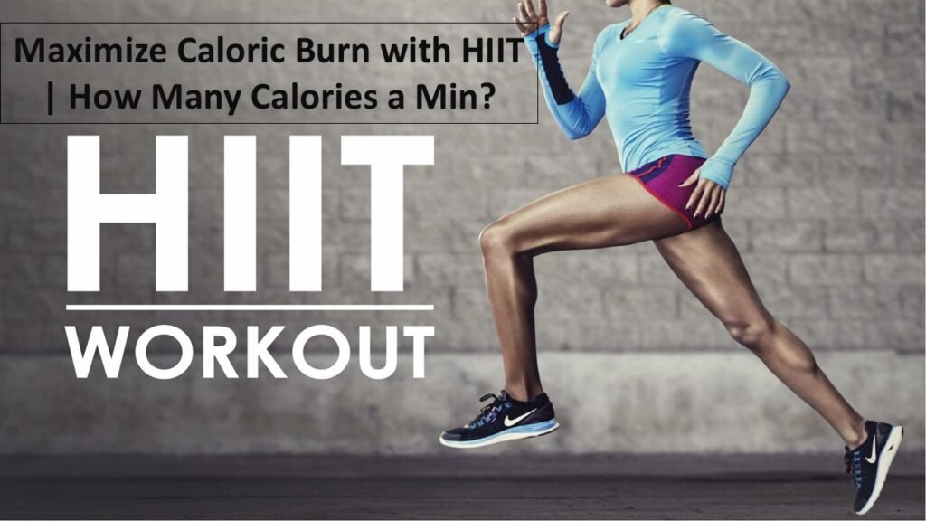 "Person doing High-Intensity Interval Training (HIIT) workout, alternating between intense exercises and short breaks to maximize calorie burn per minute."