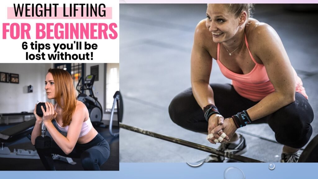 Beginner female lifting weights with dumbbells, showcasing a simple and effective routine for building strength and confidence - weight lifting for beginners female