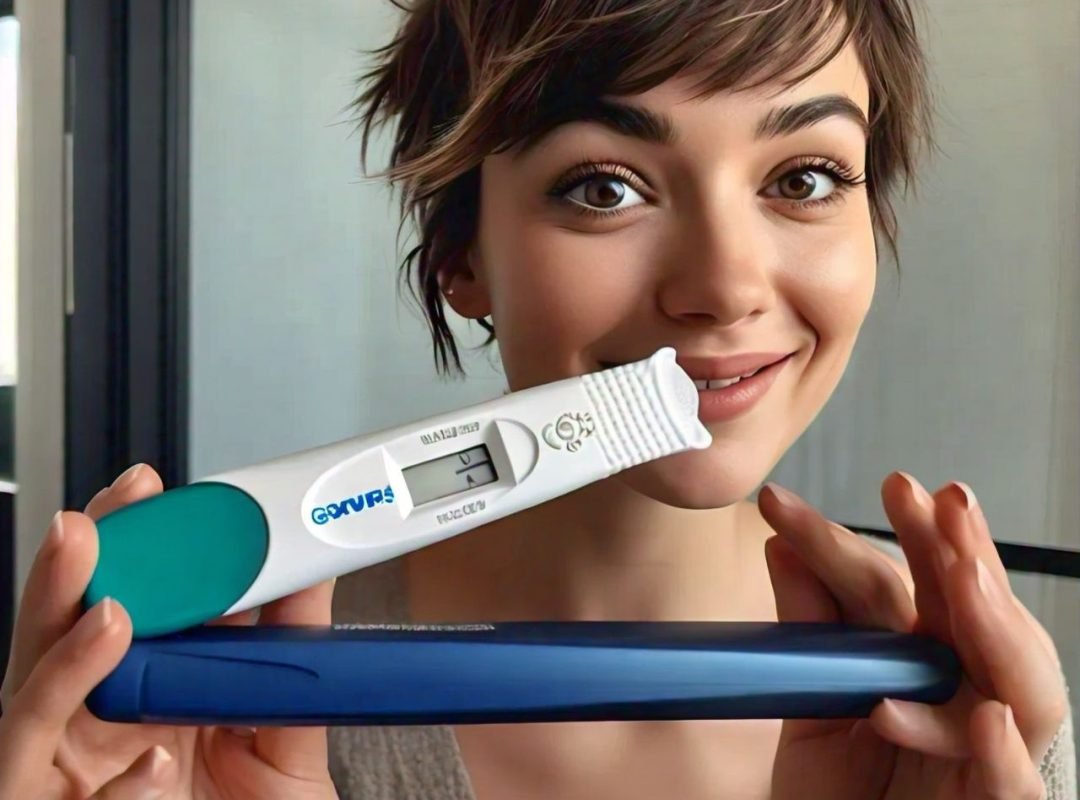 pregnancy test kit holding by celebrity to understand purpose